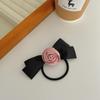 Rosa Puro Tridimensional Rosa Bow Hairpin Hairpin Side Spring Clip Doce All-match Back Head Horizontal Clip