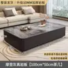 Nuevo Modelo de Mesa de Centro Pequeña para Sala de Estar para Uso Doméstico, Combinación Moderna de Gabinete de TV de Lujo Ligero, Mesa de Café Minimalista de Pizarra de Lujo Ligero