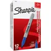 Marcador Permanente Azul Sharpie Ponta Pincel Fina