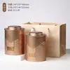 Nuevas Latas de Té Selladas a Prueba de Humedad de la Fábrica de Origen, Adecuadas para Té Negro y Té Verde, Latas de Té Metálicas al por Mayor