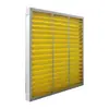 Marco de aluminio F8 filtro plegable primario aire acondicionado gabinete de aire rosa filtro intermedio plegable purificador de aire