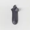 Meias Masculinas de Algodão Meias Curtas Primavera Verão Malha Respirável Baixo Corte Meias de Algodão Personalizadas Absorventes de Suor Anti-Pilling Aba de Puxar Meias Invisíveis Masculinas