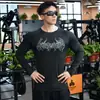 Nueva Camiseta Deportiva de Secado Rápido, Capa Base para Correr, Entrenamiento en Gimnasio, Transpirable para Hombre, Absorbe el Sudor, Elástica y Ajustada
