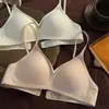 Atacado do Fabricante Popular Transfronteiriço Roupa Íntima Sem Costura para Mulheres, Sutiã Push-Up Sem Fio para o Verão, Estilo Fino com Belo Design nas Costas
