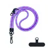 Goma para cordón de teléfono móvil de 10 mm de grosor, cuerda ajustable en diagonal, clip para teléfono móvil, cordón anti-pérdida, cordón para cuello