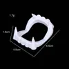 Horror Zombie Vampiro Dentaduras Blancas Dentaduras de Halloween Accesorios Juguetes Amenazantes Engañosos Venta al por Mayor