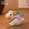 Adorno del Año del Cordero del Zodiaco, Mascota de Cordero de Año Nuevo, Decoración para Escritorio de Casa y Coche, Atracción Turística Regalo Cultural y Creativo