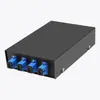 Caja de terminal de fibra óptica con 4 puertos, 8 puertos, 12 puertos, 24 núcleos SC/FC/LC caja de empalme por fusión de cable, monomodo con brida de pigtail
