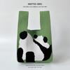 Design de Nicho Panda Fofo Bolsa de Ombro de Grande Capacidade Bolsa de Mão Bolsa de Mão de Viagem Feita Sob Medida Versátil