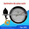 J1012 caixa vazia barômetro caixa vazia barômetro medindo pressão atmosférica instrumento experimental mecânica física equipamento experimental