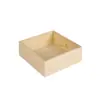 Caja de Madera Paulownia Quemada a Carbón Estilo Retro para Joyería Antigüedades Almacenamiento en Casa Caja de Madera con Tapa Abatible Recuerdos para Bodas Fiesta Caja de Madera Maciza