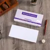 Personalización de fábrica # No. 10 Sobres de Exportación Forma de Diamante Pegamento de Saliva Autoadhesivo Sobre Blanco Sobre Amazon Nuevo Estilo