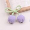 Accesorios de Tulipán de Lana Flores Dulce Fresca Decoración Bolsa de Flores Ropa Accesorios para el Cabello Cuerda de Corbata Accesorios Colgantes Accesorios