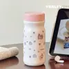 Copo Térmico Garrafa de Água para Homens e Mulheres, Bolso Compacto com Infusor de Chá, Copo de Café Térmico de Aço Inoxidável 316, Copo Portátil