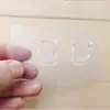 Ganchos Adesivos em Formato de Chifre, Fortes e Sem Marcas, Transparentes, Sem Furos, para Banheiro e Cozinha, Ganchos Pegajosos para Pendurar Roupas, Atacado