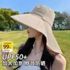 Chapéu de sol de verão para todas as atividades, respirável, máscara facial, proteção para o pescoço, chapéu de sol integrado, proteção UV, chapéu de sol para atividades ao ar livre