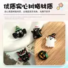 Nova fábrica de acessórios de resina 3D de desenhos animados de Natal transfronteiriços, materiais para presilhas de cabelo, capas de celular, joias artesanais