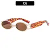 Gafas de Sol Retro Europeas y Americanas de Estilo Nuevo de Moda con Montura Pequeña Estilo Callejero Versátiles de Gama Alta Lisas Gafas de Influencer