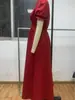 7842Shein Vcay Vestido Liso de Corte A com Botões na Frente