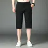 Pantalones Cortos Holgados Casuales de Seda de Hielo de Alta Calidad para Hombre Pantalones de Secado Rápido para Hombre Pantalones Cortos Rectos Holgados de Moda Pantalones de Longitud Media
