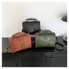 Bolso Pequeño Vintage Repujado para Mujer 2024 Nuevo Otoño e Invierno Moda Texturizado Hombro Cruzado Diseño Nicho Bolso Cuadrado Pequeño