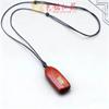 Collar Auspicioso de Palo de Rosa Incrustado con Tallado de Cobre Cadena para Suéter Colgante Largo de Sándalo Estilo Retro Collar Versátil Colgante para Pareja