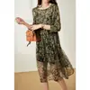 Vestido de Seda Floral Estilo Francés Ropa para Mujer 2026 Verano Nuevo Adelgazante Floral de Longitud Media Vestido de Hada de Seda de Morera
