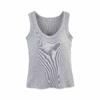 Camisola Nueva Estilo 2025 que Cubre el Pecho con Almohadillas para Mujeres, Ropa Interior de Aspecto Adelgazante, Se Puede Usar por Fuera Sin Ropa Interior, Todo en Uno con Tirantes