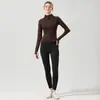 Hermoso Conjunto de Chaqueta para Yoga de Otoño e Invierno, Nueva Chaqueta Deportiva con Cremallera y Cuello Alto, Ropa de Fitness, Práctica de Pilates