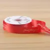 Fábrica em estoque direto 2.5 CM Inglês fita floral flor materiais de embalagem flor presentes fita de cetim atacado
