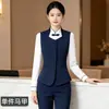 Novos Trajes Profissionais para Mulheres Primavera e Outono 2026, Uniformes de Trabalho para Pessoal de Serviço de Alimentos e Bebidas, Roupa de Trabalho para Recepção de Hotel para Mulheres
