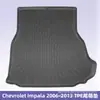 Adecuado para Chevrolet Impala 2006-2013 Alfombrillas de Piso 3D para Todo Clima de TPE y Alfombrilla de Cajuela