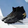 Nuevas zapatillas de fútbol transfronterizas para la Copa Europea con tacos, de caña alta para hombre, tallas grandes para adultos, zapatillas deportivas de entrenamiento juvenil con tacos largos para mujer