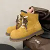Botas retro estilo Martin para mujer con aumento interno de altura, nuevo modelo 2026 Birkenstock botas cortas, botas cortas grises de moda y versátiles, modernas