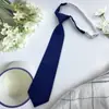 Camisa Básica JK Original Sarja Cor Sólida Gravata Grátis Estilo College Escolar para Estudantes Versátil Vinho Café