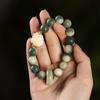 Moda nacional estilo étnico intemperie tallado de Bodhi mantra de seis palabras cuentas de la suerte diseño de nicho círculo único pulsera sacude-leones para hombres y mujeres