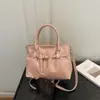 Bolsa de mão em couro com acabamento Maillard para mulheres, bolsa de ombro com cinto de moda vintage de alta qualidade, bolsa transversal de grande capacidade para o dia a dia