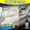 Crema kineshinex para restauración y brillo de faros de coche, no requiere pulido, elimina el amarilleamiento y el aspecto envejecido