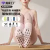 Calcetines de yoga con punta redonda, antideslizantes, estilo de tubo largo, color liso, transpirables, versátiles, aptos para Pilates y fitness, hasta la pantorrilla, disponibles para envío directo