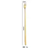 Cuchara para Hielo de Acero Inoxidable 316 con Mango Largo y Cabeza Cuadrada, Cuchara para Cócteles de Bar, Cuchara para Miel, Tenedor para Frutas, Palillo para Remover Té de Leche