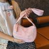 2024 Novo Estilo Coreano Internet Celebrant All-match Elegante Bolsa de Ombro Pequena Bolsa Quadrada Grande Capacidade Estudante Fresca Bolsa Crossbody