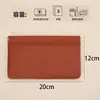 Nova Bolsa de Cosméticos com Fecho Automático e Compartimentos para Batom, Bolsa Classificadora de Cosméticos, Cor Pura, Textura de Pedrinhas, Carteira Feminina