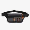 Riñonera de gran capacidad para hombre, bolso de cintura impermeable con múltiples compartimentos, resistente al desgaste, para deportes al aire libre, para teléfono móvil, tipo cajero