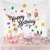 Banner de Feliz Cumpleaños, fondo, tela para banner, decoraciones infantiles, artículos para fiestas, picnic al aire libre, fondo para fotos