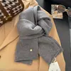 Bufanda Retro de Punto Fino 100% Lana de Alta Calidad 2025 Nueva Clásica de Gama Alta para Mujer Estilo Nuevo de Invierno Simple y Suave
