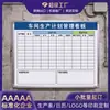 Impressão de quadros brancos personalizados para gestão 6S, planos de oficina de produção, planejamento de projetos corporativos, quadros de avisos e impressão de logotipos