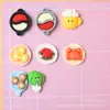 Juguete de Comida de Dibujos Animados Accesorios de Resina Pegamento de Crema DIY Pegatinas para Funda de Teléfono Móvil Adornos de Comida Artificial Estilo Mixto
