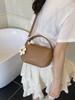 Nuevo Bolso de Mano para Mujer 2026, Bolso Pequeño Cuadrado, Moda Estilo Coreano, Patrón de Lichi de Gama Alta, Bolso de Hombro y Cruzado de Moda