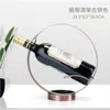 Decoración del Hogar de Lujo Ligero Adorno para Botellero, Set de Vino, Decoración de Gabinete de Vino, Estante Portabotellas de Vino, Estante de Copas de Vino para el Hogar de Moda