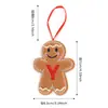 Colgante Decorativo de Hombre de Jengibre Nuevo Navideño Transfronterizo con 26 Letras Colgante para Árbol de Navidad Accesorios para Decoración de Escena Festiva